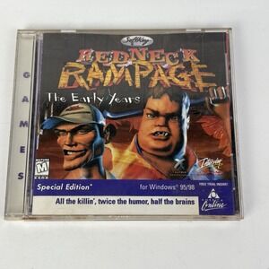 Vintage Computer Game - Redneck Rampage: The Early Years (1998) CD-ROM (PC)